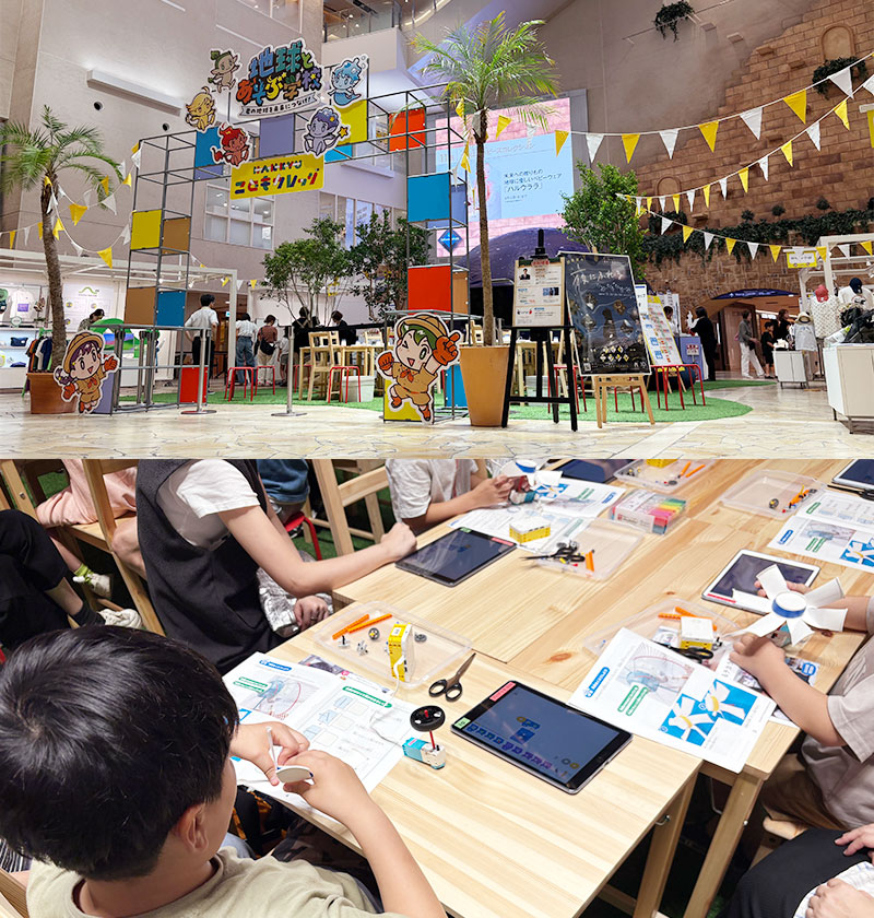 阪急うめだ本店で「楽しく遊んで、学べる」ロボットプログラミング体験イベントを実施